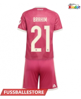 Günstige Real Madrid Brahim Diaz #21 3rd trikot Kinder 2026-27 Kurzarm (+ Kurze Hosen)